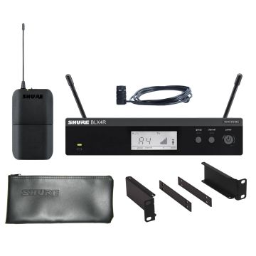 Shure BLX14R/W85 Wireless Rack-mount Presenter System with WL185 Lavalier Microphone