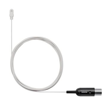 Shure DL4 DuraPlex Omnidirectional Lavalier Mic with MTQG (White)