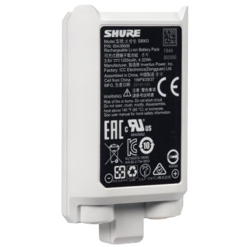 Shure SB903 Lithium-Ion Battery for SLX-D Wireless Transmitters