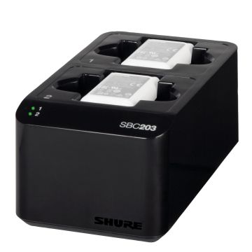 Shure SBC203 Dual Docking Recharging Station for SB903 Battery