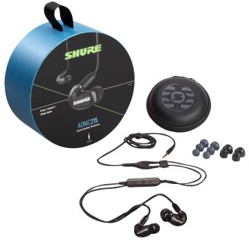 Shure SE215 Black Sound Isolating Earphones with Remote Mic Cable
