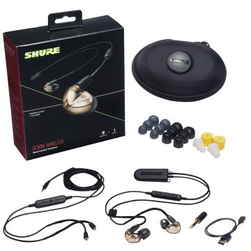 Shure SE535 Sound Isolating Earphones with RMCE-BT2 Bluetooth Cable