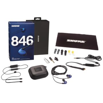 Shure SE846-BLU+BT1 SE846 Sound Isolating Earphones with Bluetooth 4.1 (blue)