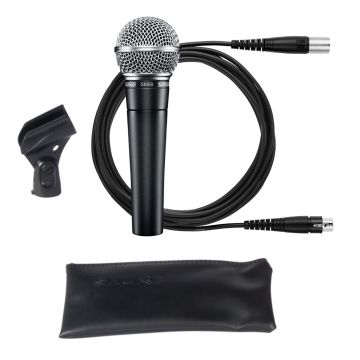 Shure SM58 Dynamic Vocal Microphone with 25FT XLR to XLR Cable