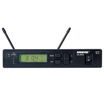 Shure ULXS4=-G3 Standard Receiver with PS41US Power Supply and 1/4 Wave Antennas (G3 Band)