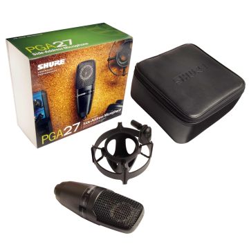 Shure PGA27 Large Diaphragm Side-Address Cardioid Condenser Microphone