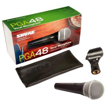 Shure PGA48-LC Cardioid Dynamic Vocal Microphone