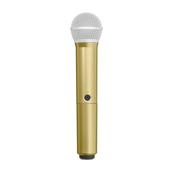 Shure WA712-GLD Gold Colored Handle for BLX2 Transmitter with PG58 Capsule