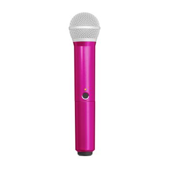 Shure WA712-PNK Pink Colored Handle for BLX2 Transmitter with PG58 Capsule