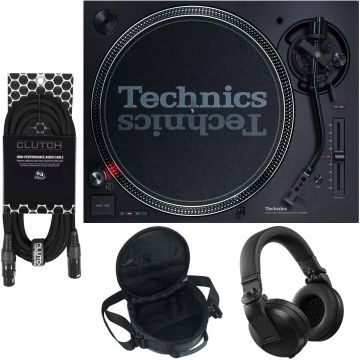 Technics SL-1200MK7 Turntable with Pioneer DJ Black Headphones