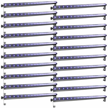 (20) Chauvet DJ SlimSTRIP UV-18 IRC Ultraviolet Wash Lights
