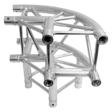 Global Truss 1.64FT. (0.5m) Rounded 3 Way 90 Degree Corner [SQ-4126-CR-L90]
