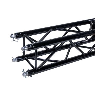 Global Truss 2.46ft. (0.75m) Matte Black Powder Coat Square Segment [SQ-4110-.75-BLK/MTE]