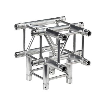 Global Truss SQ-4130 1.64ft (0.5m) 4 Way T-Junction