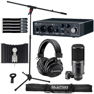 Steinberg UR22C Complete Recording Pack with Mic Isolation Shield