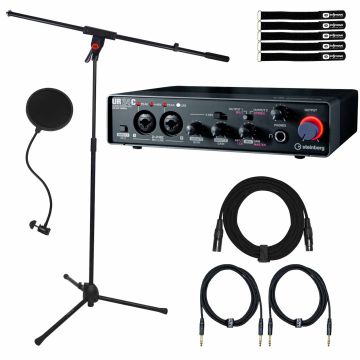 Steinberg UR24C 2IN/4OUT USB 3.0 Audio Interface with Boom Stand
