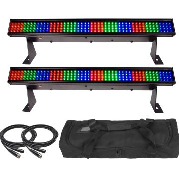 (2) Chauvet DJ COLORstrip Mini Bundle