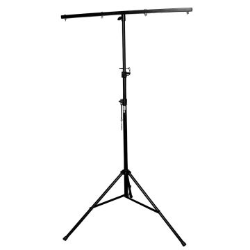 ProX Lightweight Portable DJ Lighting Stand w Square T-BAR, 9FT Height