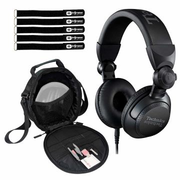 Technics EAH-DJ1200 Professional DJ Headphones with Headphone Gear Bag