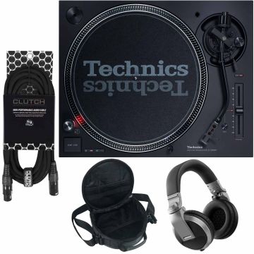 Technics SL-1200MK7 Turntable with Pioneer Silver Headphones