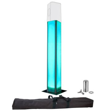 Trusst Glo Totem 1.5 Truss Tower with Scrim Cover & Speaker Stand Adaptor