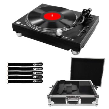 Gemini TT-1200 Belt Drive Turntable with Universal Turntable Case