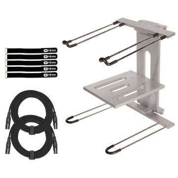 Ultimate Support JS-LPT400 JamStands Laptop/DJ Stand with XLR Cable