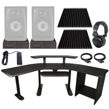 Ultimate Support NUC-003 Nucleus Studio Desk with DJ Headphones & Foam