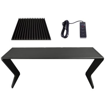 Ultimate Support NUC-Z-KBD Nucleus-Z Player Keyboard Desk with Wedge-style Professional Studio Foam Panels Package