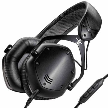 V-Moda XFL2V-U-MBLACK Crossfade LP2 Special Edition Headphones in Matte Black Metal
