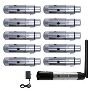 Blizzard Lighting wiCICLE XMIT & Skywire Wireless DMX Transmitter & (10) Receivers Package small image