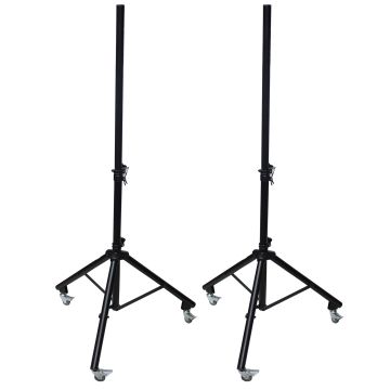 (2) Prox X-SW15 Adjustable Speaker or Lighting Tripod Stand with Casters