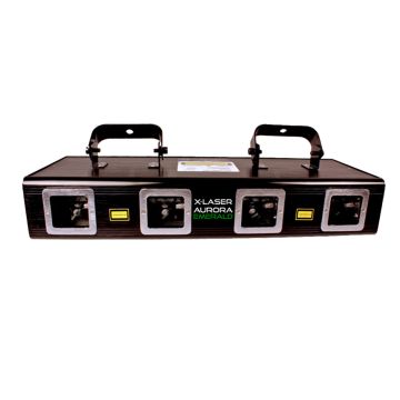X-Laser Aurora Emerald Quad Aperture 280mW Green Liquid sky & Aerial Effect Laser