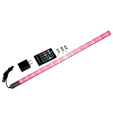 XStatic X-GLOLITE20 USB Remote Aluminum Body RGB Accent 20" Led Light Strip