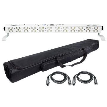 XStatic X-BAR60RGBWA IRC Dazzler RGBWA LED Uplight with Carry Bag Package