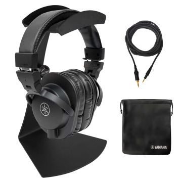 Yamaha HPH-MT5 Black Studio Monitor Headphones with Table Stand