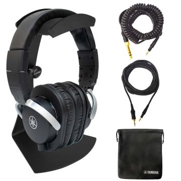 Yamaha HPH-MT8 Black Studio Monitor Headphones with Table Stand