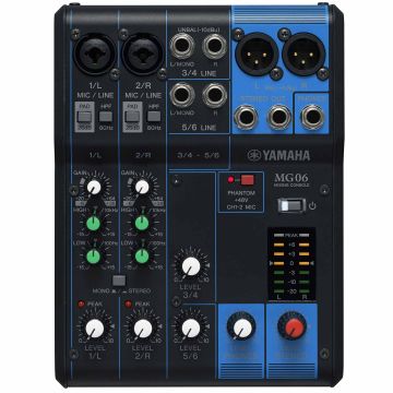 Yamaha MG06 6-Input Stereo Mixer