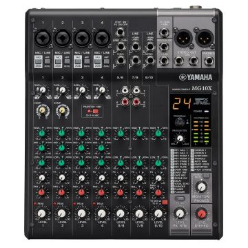 Yamaha Pro Audio MG10XCV 10-Input Stereo Mixer with Effects
