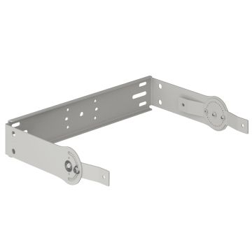 Yamaha UB-DZR10HW White Horizontal U-Bracket for 10" DZR Series Front Right
