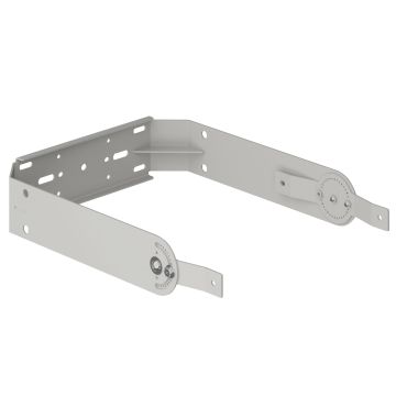 Yamaha UB-DZR12VW White Vertical U-Bracket for 12" DZR Series Front Right