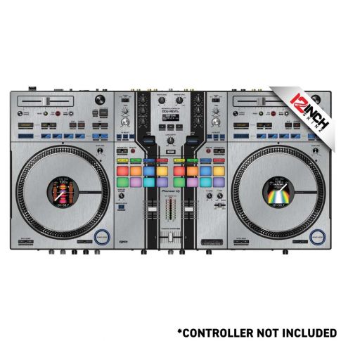 12 Inch Skinz (14) Piece Kit for DDJ-REV7 Limited Brushed Silver