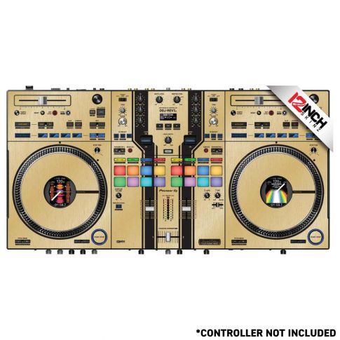 12 Inch Skinz (14) Piece Kit for DDJ-REV7 Limited Edition Brushed Gold