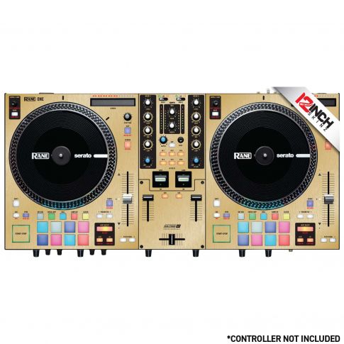 12 Inch Skinz Rane One Metallics Brushed Gold Custom Hardware Overlays