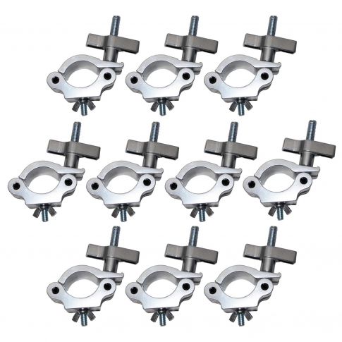 (10) ProX T-C4H Aluminum Pro Clamps with Big Wing for 2" Truss