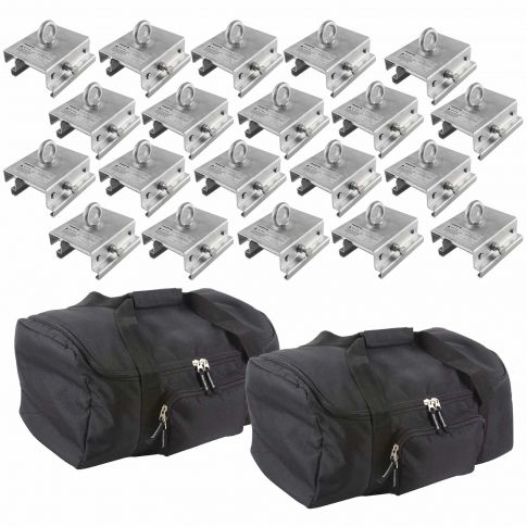 (20) Trusst CT-TENT Adjustable Tent Clamps with Carry Cases Package