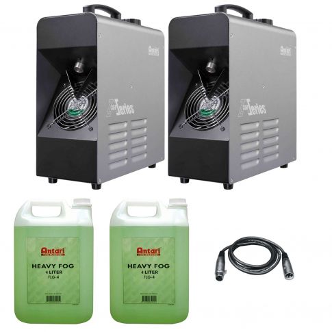 (2) Antari Z-350 Fazers with Heavy Fog Fluid Package