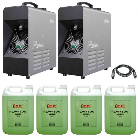 (2) Antari Z-350 Fazers with Long Lasting Fog Fluid Package