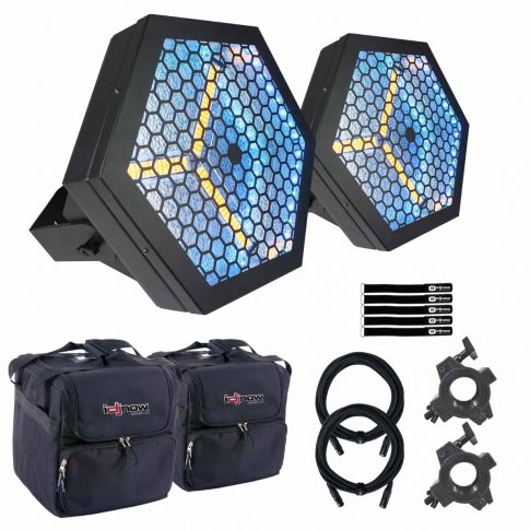 (2) Blizzard Lighting Lux Capacitor Blinders with Protective Cases