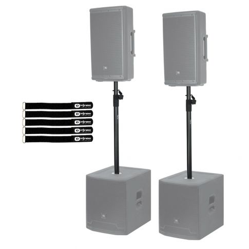 (2) Gator GFW-SPK-SP Gator Frameworks Sub Poles with Cable Ties